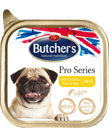 BUTCHER'S Pro Series Light konservai su vištiena 150 g