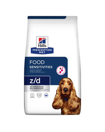 HILL'S Prescription Diet Canine Food Sensitivities z/d 10 kg Activ Biome alergiškiems šunims