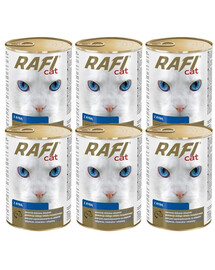 DOLINA NOTECI Rafi Adult Fish Šlapias maistas katėms 6x415 g