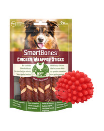 SMART BONE Smini kramtomosios lazdelės šunims vištiena x 2 + žaislas
