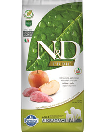 FARMINA N&D Boar & Apple Adult Medium & Maxi 2,5 kg  Šernas ir obuolys