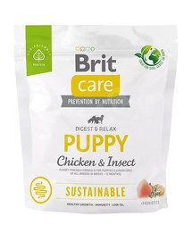 BRIT Care Sustainable Puppy su vištiena ir vabzdžiais 1 kg