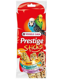 Versele-Laga Prestige Sticks Budgies Triple Variety Pack 90 g - mix 3 burbuolės papūgoms