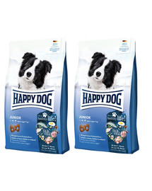 HAPPY DOG Supreme Fit&VItal Junior 2 kg (2 x 1 kg)