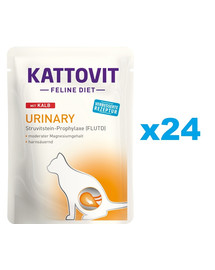 KATTOVIT Feline Diet Urinary su veršiena 24 x 85 g