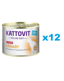 KATTOVIT Feline Diet Urinary veršiena 12 x 185 g