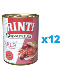 RINTI Kennerfleisch Veal veršiena12 x 800 g