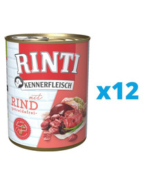 RINTI Kennerfleisch Beef jautiena12 x 400 g