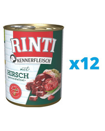 RINTI Kennerfleisch Venison elnias 12 x 800 g