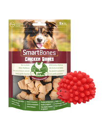 SMART BONES mini šunų  skanėstai vištiena x 2 + žaislas