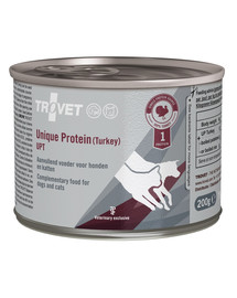 TROVET Unique Protein Turkey UPT šunims ir katėms kalakutiena 6x200 g