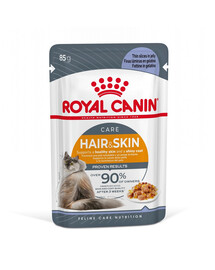ROYAL CANIN HAIR&SKIN  želėje 48 x 85 g
