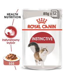 ROYAL CANIN Instinctive 24x85 g šlapias maistas padaže suaugusioms, išrankioms katėms