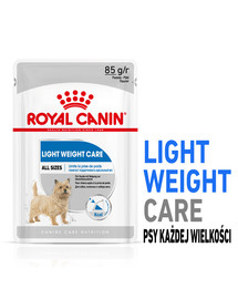 ROYAL CANIN Light Weight Care šlapias maistas - paštetas suaugusiems šunims, turintiems polinkį į antsvorį 24 x 85 g
