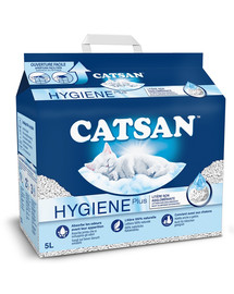 CATSAN Hygiene Plus 5 l natūralus kačių kraikas