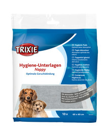 TRIXIE Higieninis įklotas su aktyvuota anglimi šuniukams 60x60cm 10vnt.