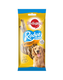 PEDIGREE Rodeo Duos 10x123g skanėstai suaugusiems šunims su vištienos ir šoninės skoniu