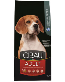CIBAU Adult Medium suaugusiems vidutinių veislių šunims 12 kg