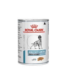 ROYAL CANIN Dog Sensitivity Chick 12x410g ėdalas jautrios virškinimo sistemos šunims