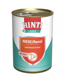 RINTI Canine Kidney-diet/Renal beef 400 g jautiena