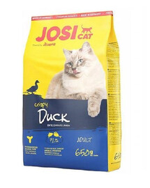 JOSERA JosiCat crispy duck 650g kačių maistas