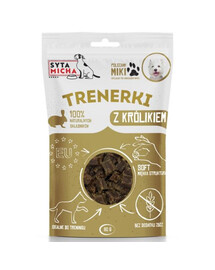 SYTA MICHA Triušiena treniruotėms šunims 80g