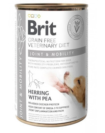 BRIT Veterinary Diet Dog Joint & Mobility maistas stiprinti šuns sąnarius 12x400 g