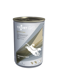TROVET Recovery Liquid CCL šunims ir katėms 12x400 g