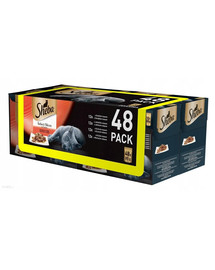 Sheba Selection in Sauce konservai Sultingi skoniai 48 x 85 g