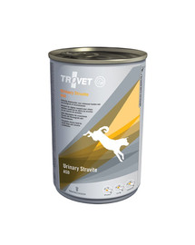TROVET Urinary Struvite ASD drėgnas šunų maistas 400g 5+1 NEMOKAMAI