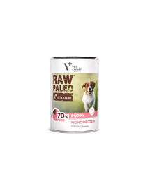 VETEXPERT Raw Paleo Kiauliena/Pork Puppy Can 400g