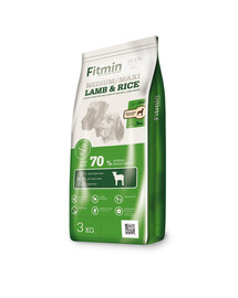 FITMIN Dog medium maxi ėrienos ir ryžių ėdalas vidutinių ir didelių veislių šunims 3 kg