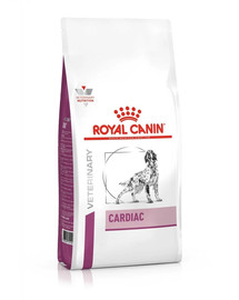 ROYAL CANIN Veterinary Diet Cardiac sausas pašaras šunims, sergantiems širdies nepakankamumu, 14 kg
