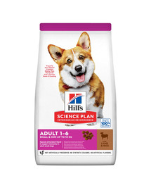 HILL'S Science Plan Canine Adult Small & Mini su ryžiais ir ėriena 6 kg