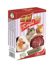 VITAPOL Royal menu graužikams burokėlių dribsniai 40g