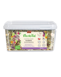 VITAPOL Vita Herbal Visavertis maistas šinšiloms ir degu 900g