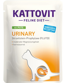KATTOVIT Feline Diet Urinary su kalakutiena 85 g