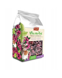 VITAPOL Vita Žolelės graužikams ir triušiams, hibiskus 70g