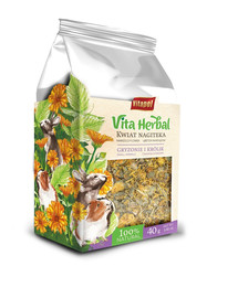 VITAPOL Vita Herbal Medetkų žiedai graužikams ir triušiams 40g