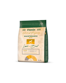 FITMIN Dog Nutritional Programme Mini Maintenance Lamb&Beef 2,5 kg suaugusiems mažų veislių šunims