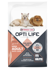 VERSELE-LAGA Opti Life Adult Skin Care Mini for small breeds with sensitive skin Lašiša 7.5 kg