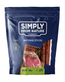 SIMPLY FROM NATURE Nature Sticks with beef natūralūs skanėstai su jautiena 7 vnt