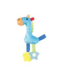 ZOLUX Pliušinis šuniuko žaislas Puppy Rio žirafa mėlyna