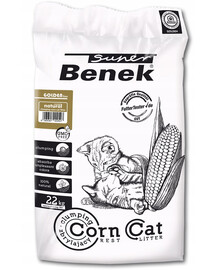 BENEK Super Corn Cat Golden kukurūzų kraikas Natural 35 l