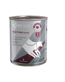 TROVET Unique Protein Turkey UPT šunims ir katėms kalakutiena 12x800 g