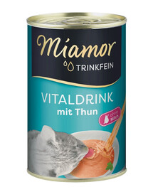 MIAMOR Trinkfein Tuno sriuba katėms 12x135g