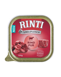 RINTI Singlefleisch Beef su jautiena 10x150g