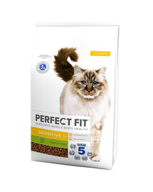 PERFECT FIT Sensitive 1+ Rich in Turkey 7 kg sausas visavertis ėdalas suaugusioms jautrioms katėms