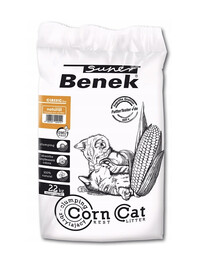 BENEK Super kukurūzų kraikas katėms 22 kg
