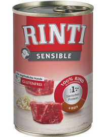 RINTI Sensible Wołowina z ryżem 400 g + 1 GRATIS